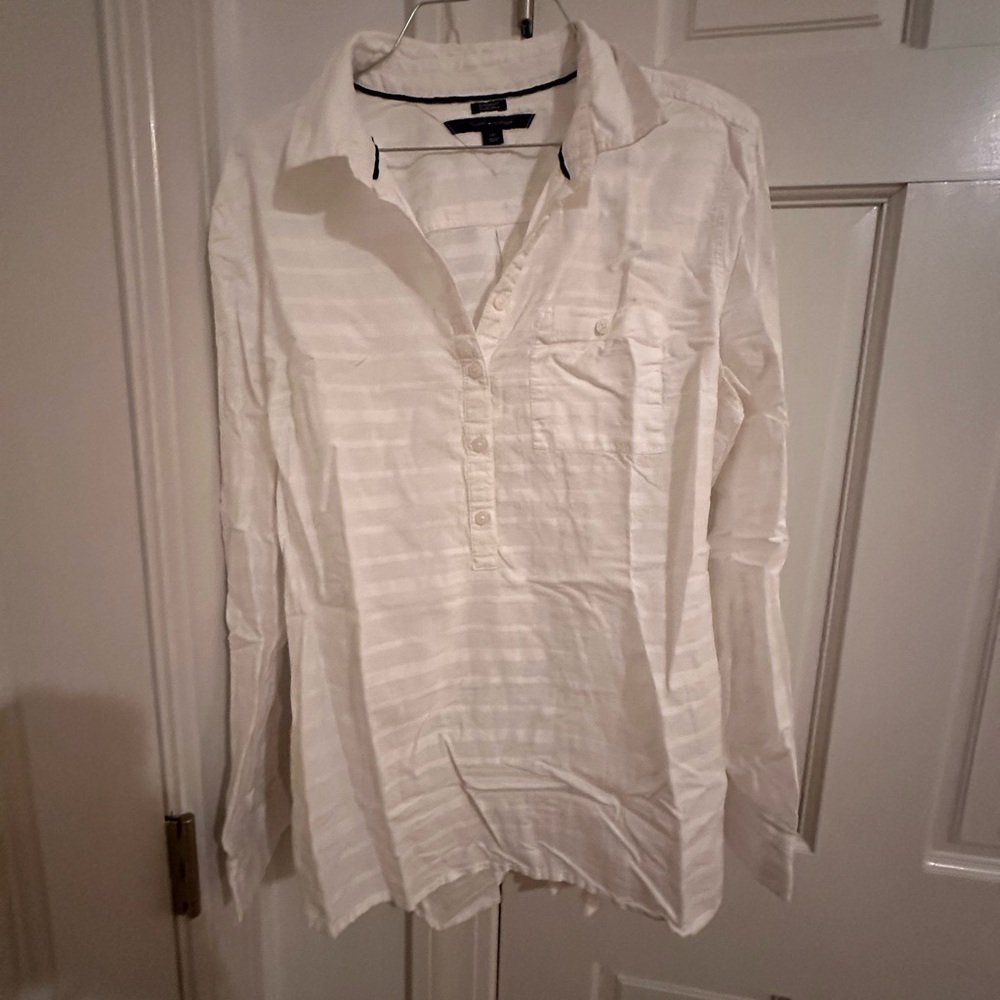White Button-Up Shirt